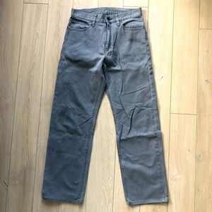Uniqlo Gray Cropped Straight-Leg Jeans Women’s